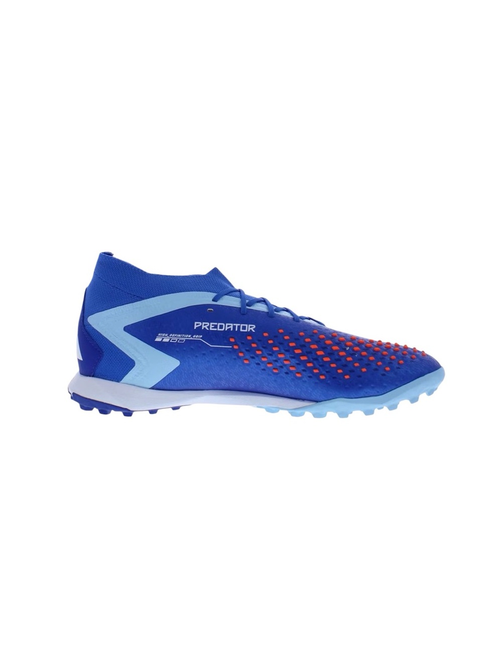 adidas Predator Turf Soccer Shoes in Royal Blue, Light Blue, Red